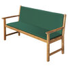 Bench cushion green
